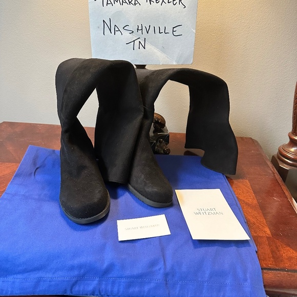 Stuart Weitzman Shoes - NEW Size 5 Over the Knee Suede Stuart Weitzman Boots